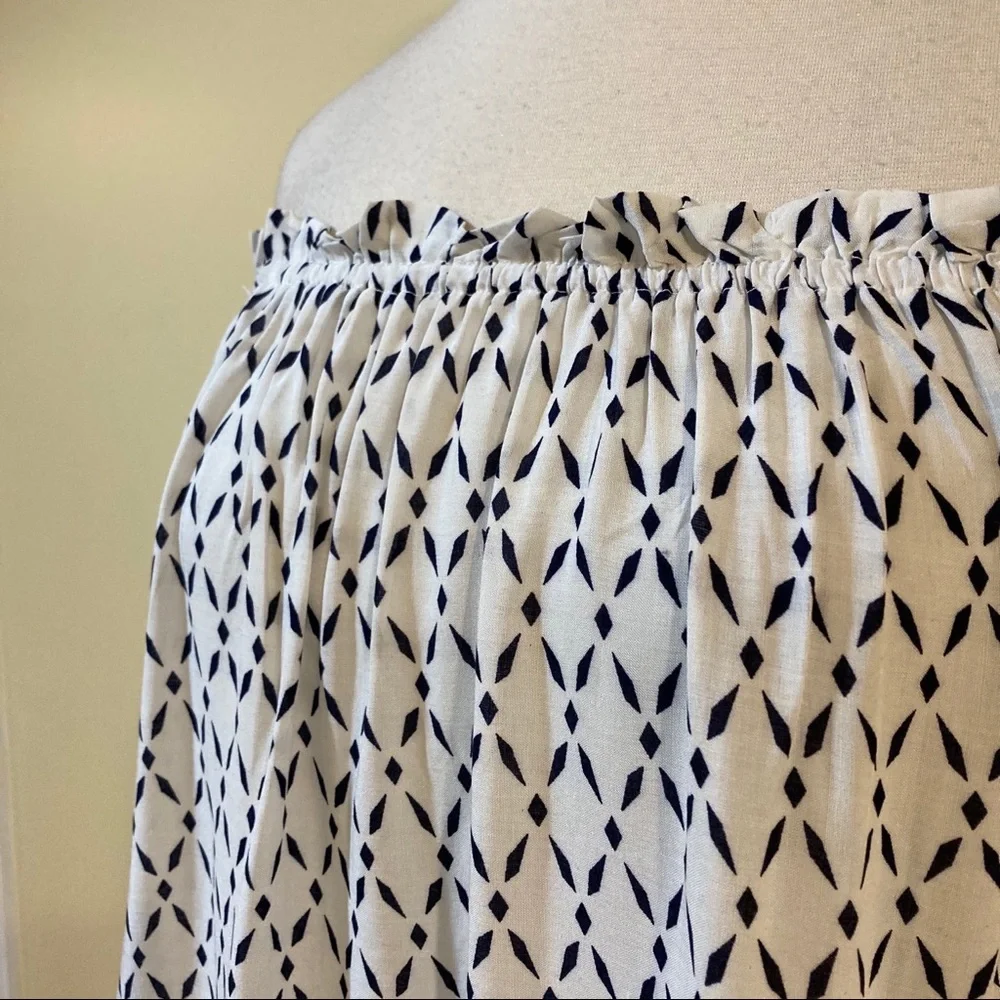 💥 CLEARANCE Bell Sleeve Off Shoulder Modern Floral Tunic Dress - Picture 6 of 8